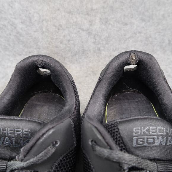 Skechers Shoes Mens 11.5 Athletic Trainer Go Walk Sneakers Casual Active Black - Picture 13 of 13